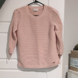 Calvin Klein Blush Knit Women's Sweater